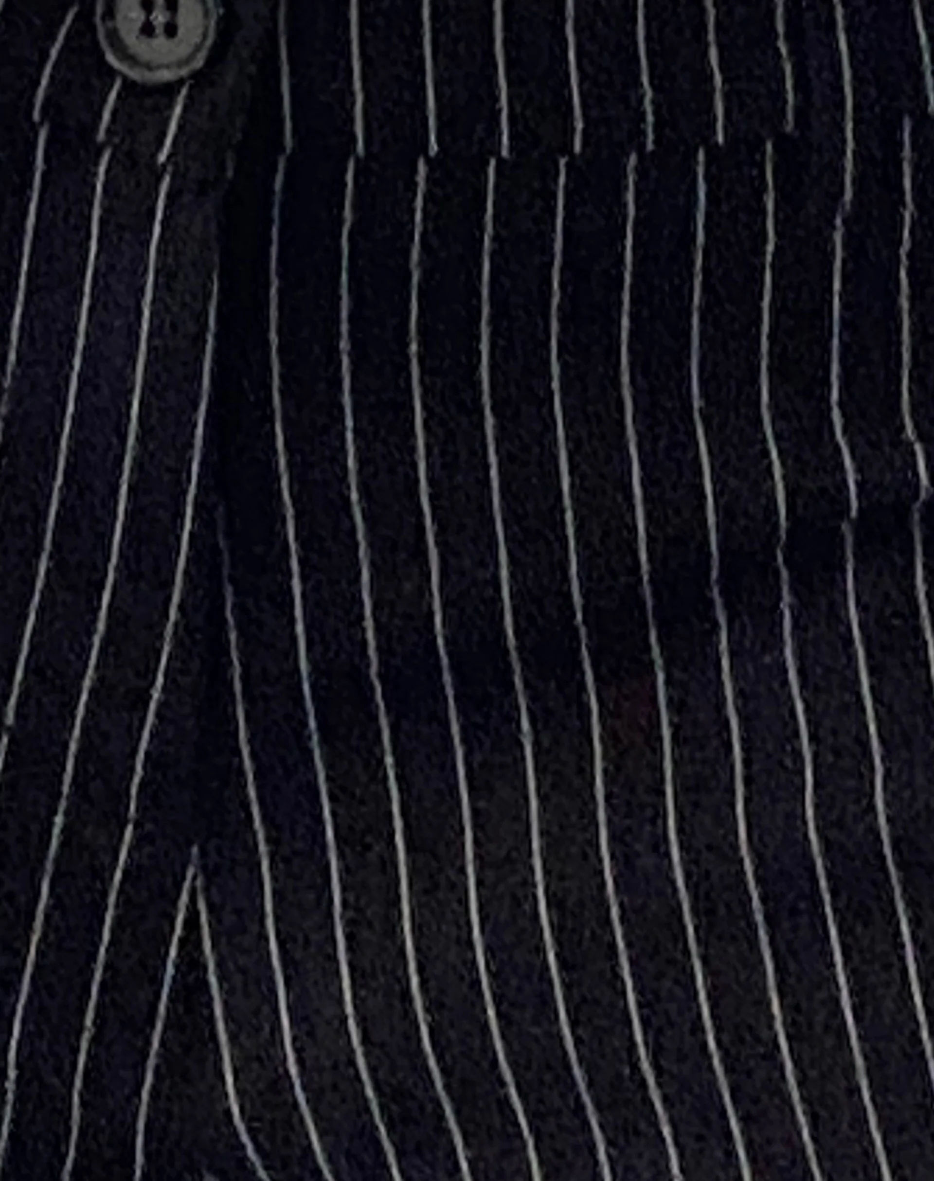 Abba Low Rise Trouser in Black Pinstripe Tailoring - Image 5