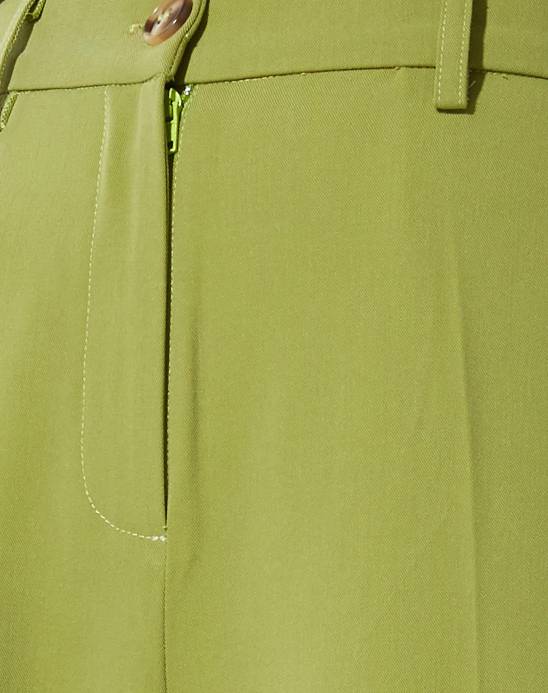 Abba Straight Leg Trouser in Tailoring Apple Green - Image 6
