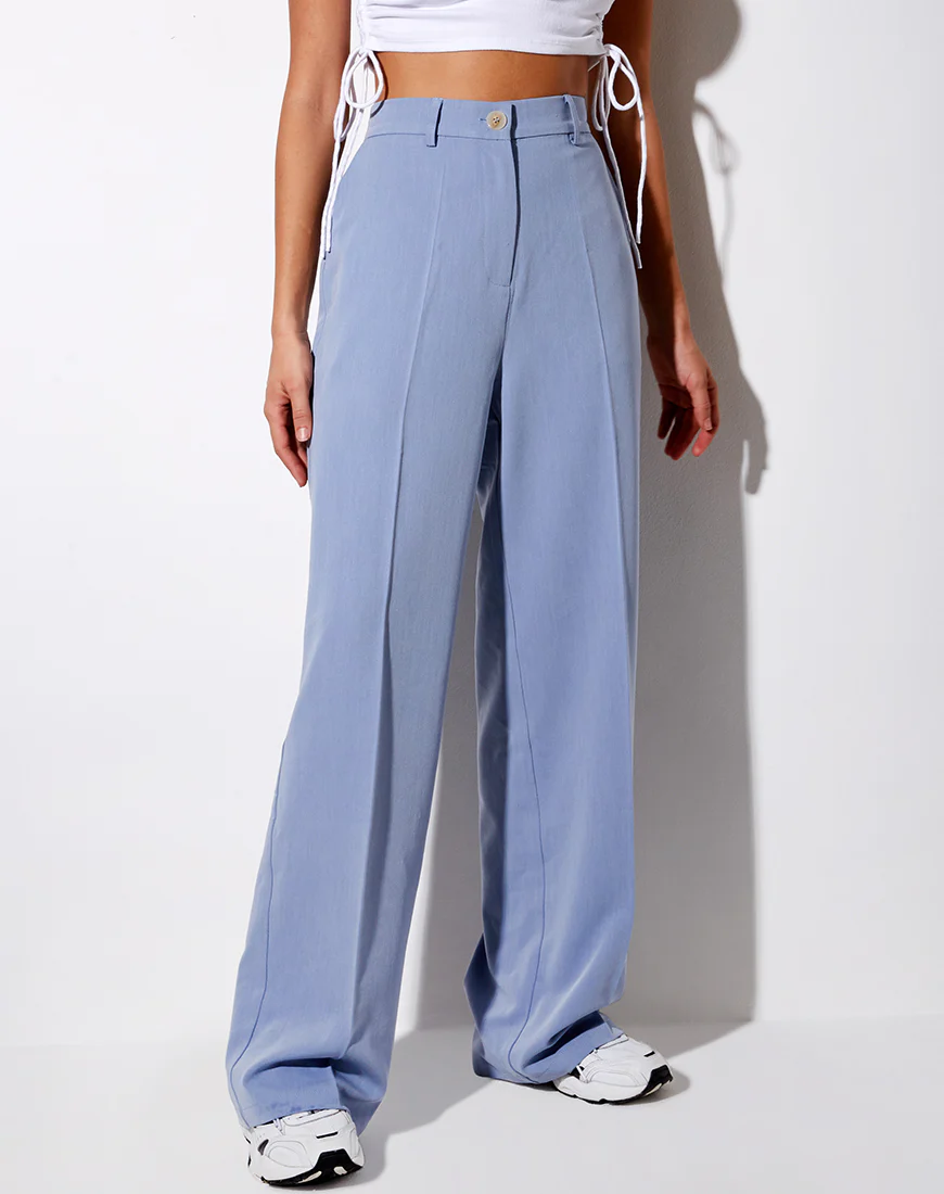Abba Trouser in Blue - Image 4