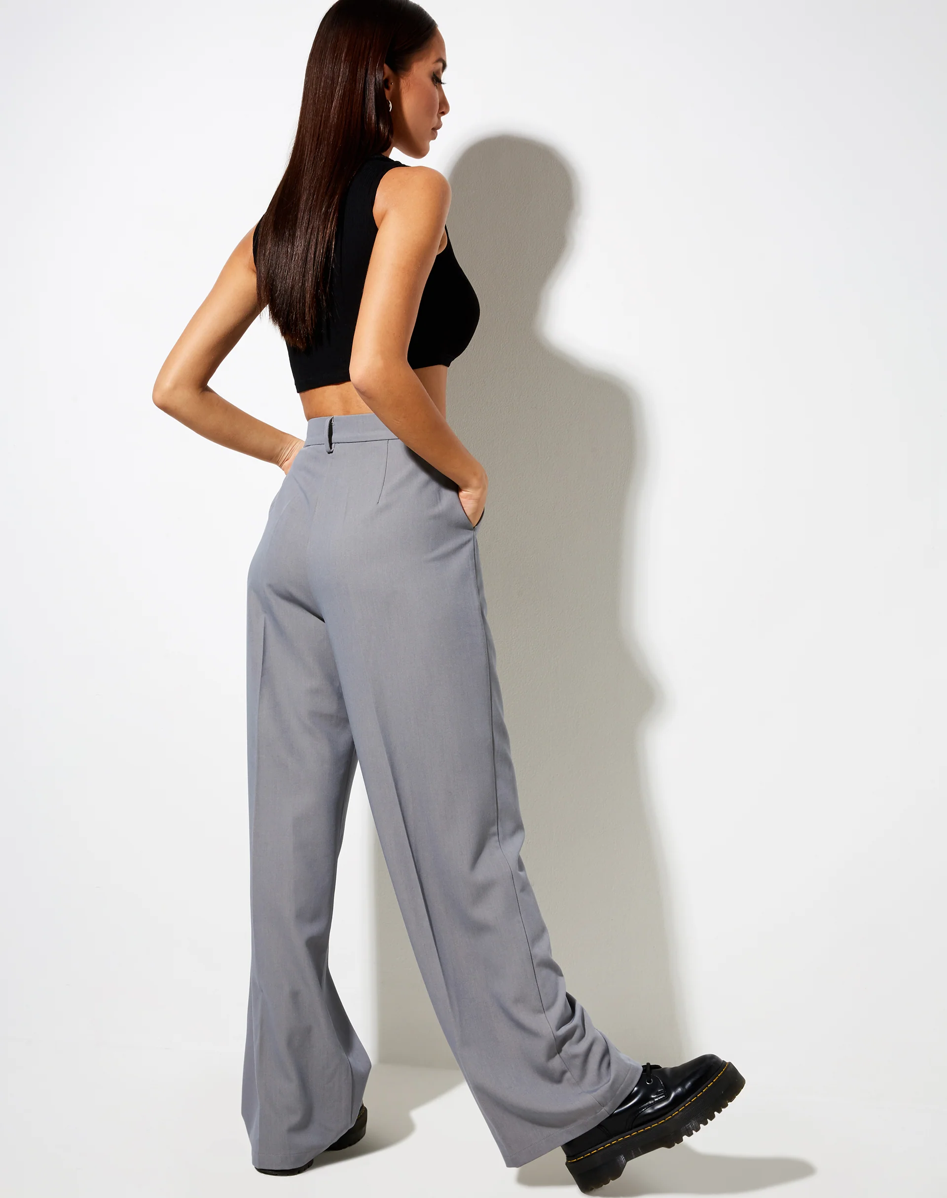 Abba Trouser in Grey - Image 3