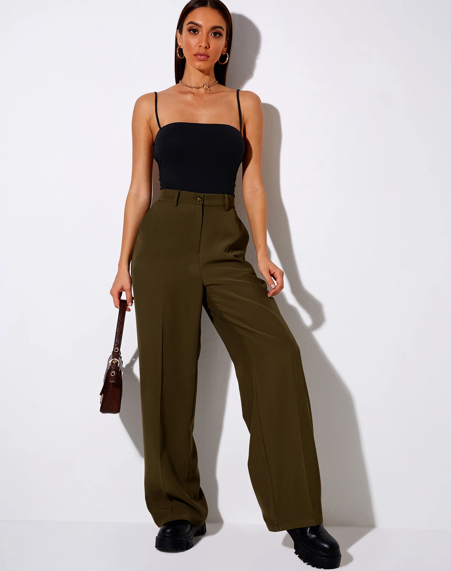 Abba Trouser in Khaki - Image 3
