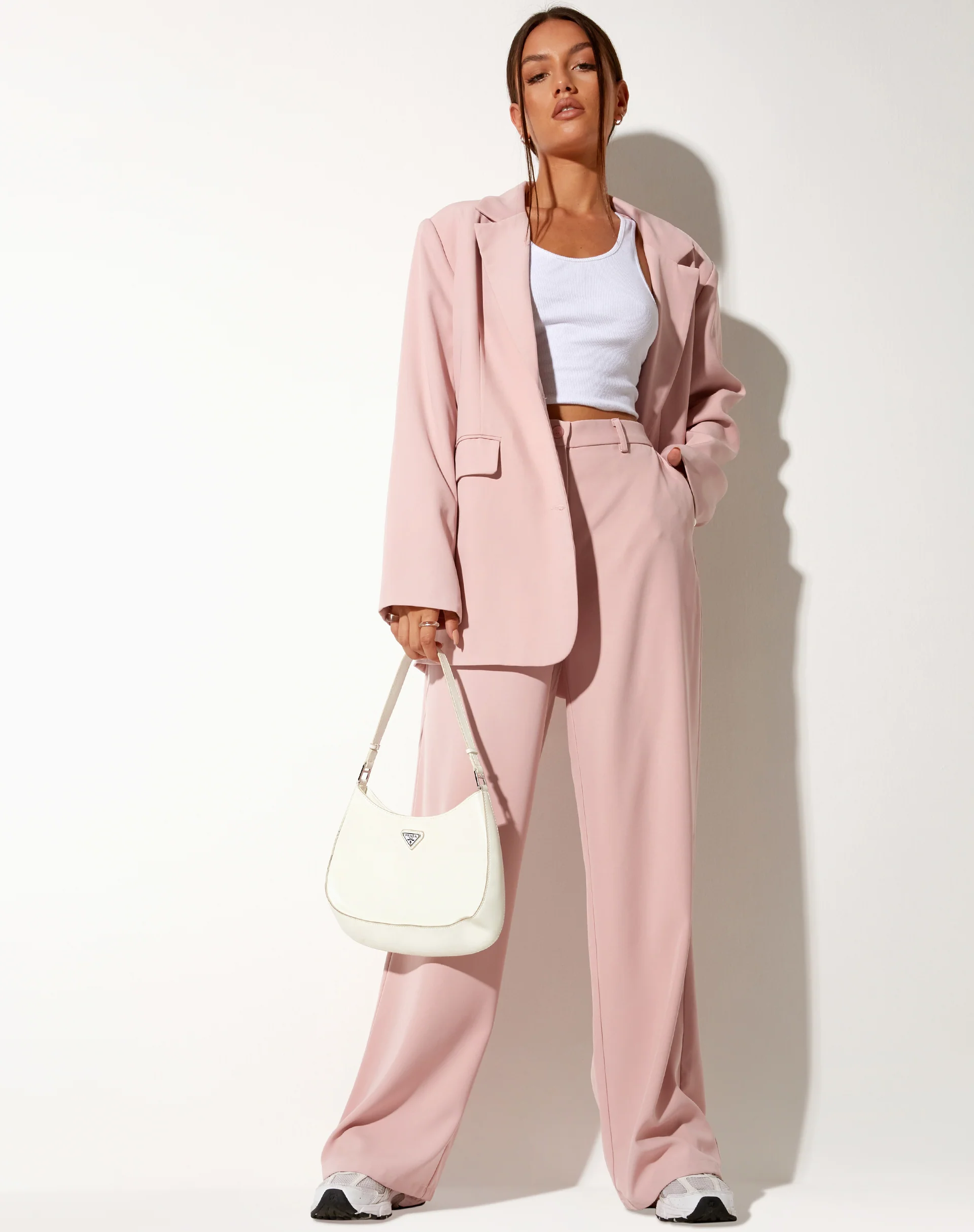 Abba Trouser in Soft Pink - Image 4