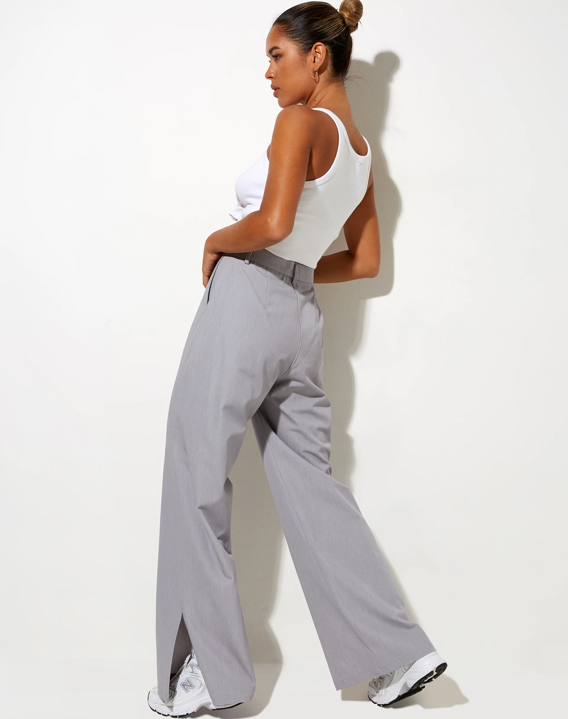 Abby Trouser in Silver Grey - Image 2