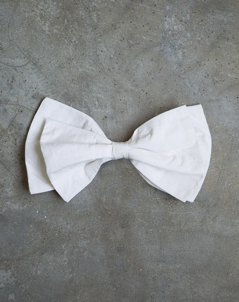 Acar Bow Bobble in Ivory - Image 2