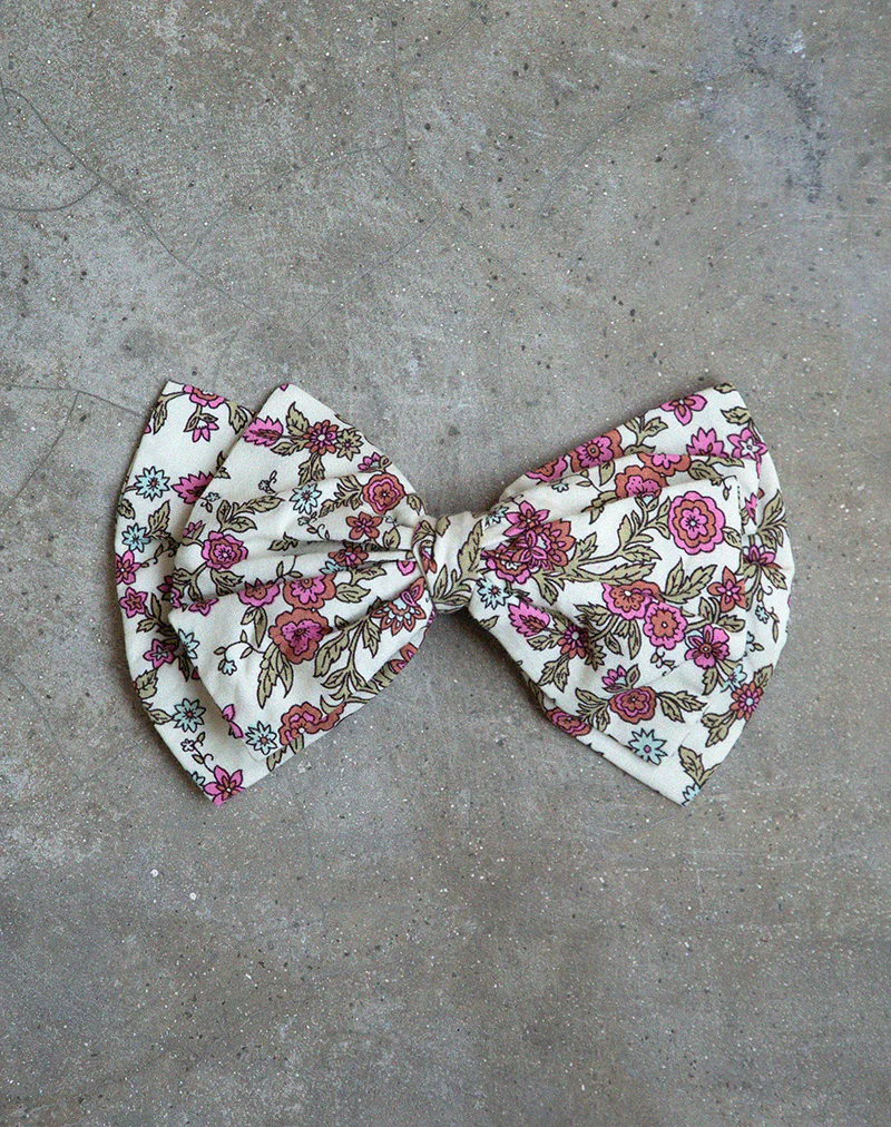 Acar Bow Clip in Vintage Bloom - Image 2