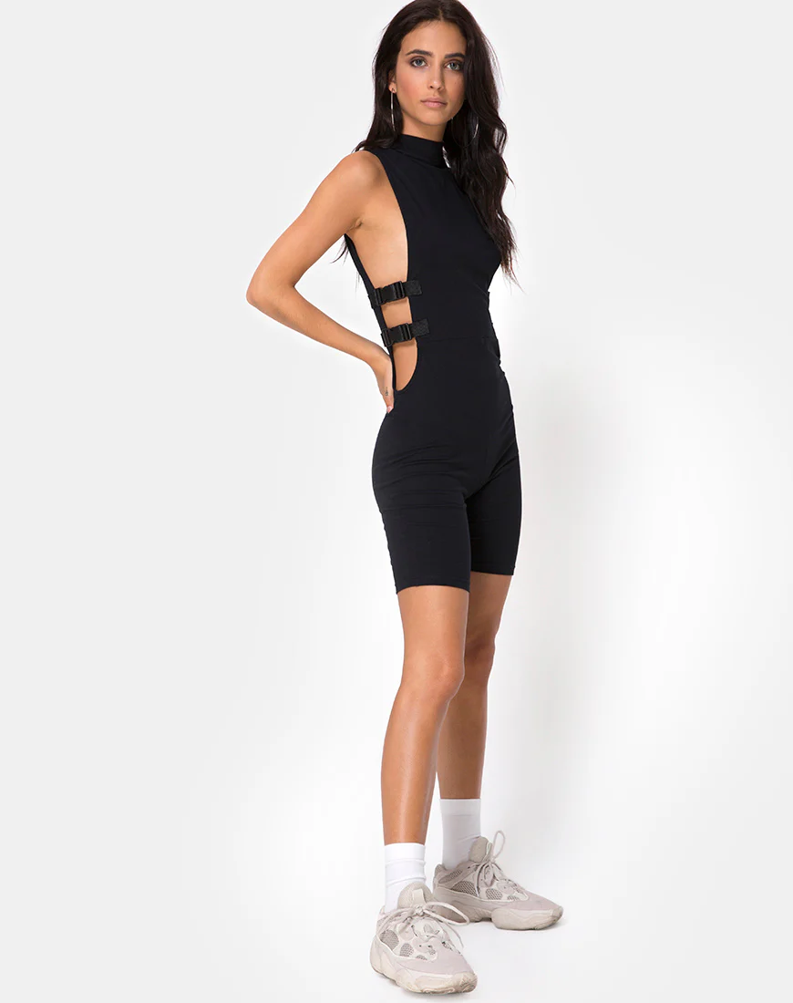 Acmos Unitard in Black - Image 3