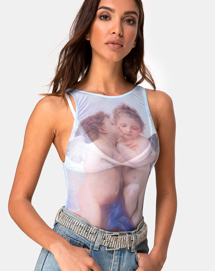 Acrea Bodice in Cherub Kiss Blue - Image 2