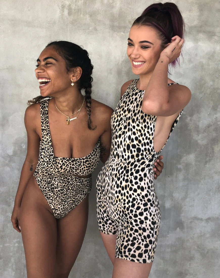 Acro Unitard in Cheetah - Image 4