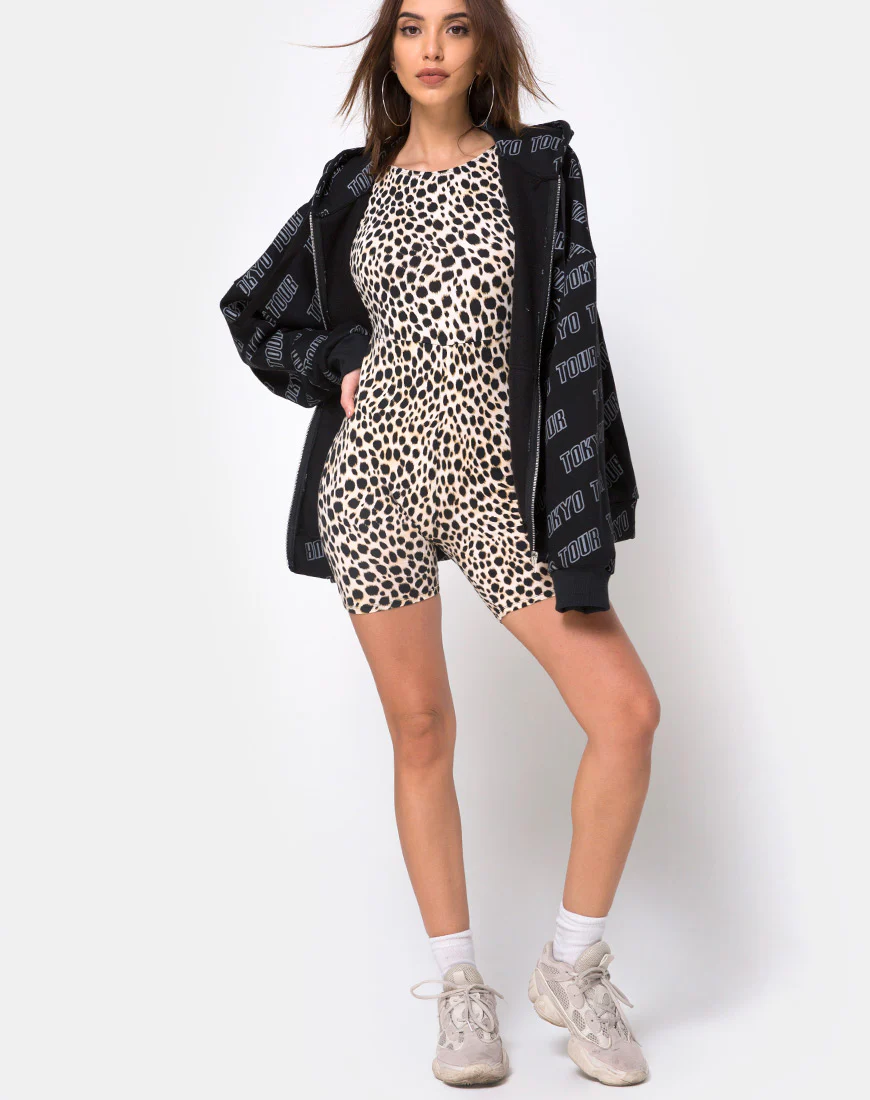 Acro Unitard in Cheetah - Image 7