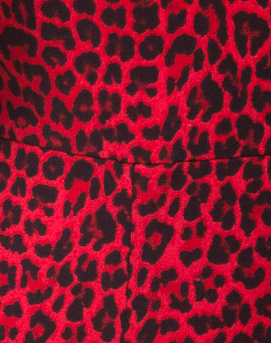 Acro Unitard in Coloured Animal - Image 5