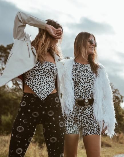 Acro Unitard in Dalmatian - Image 2