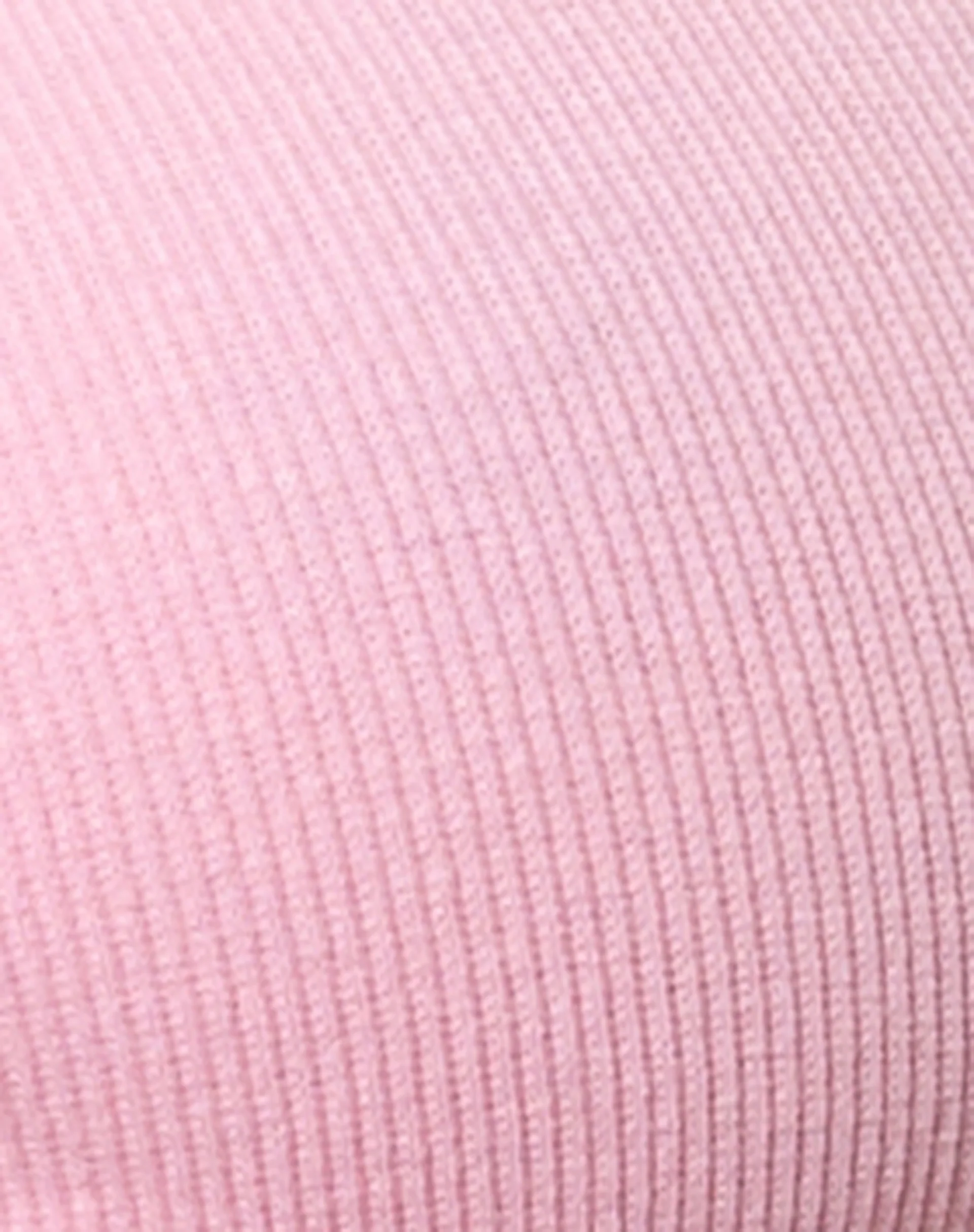 Adela Crop Top in Rib Baby Pink - Image 5