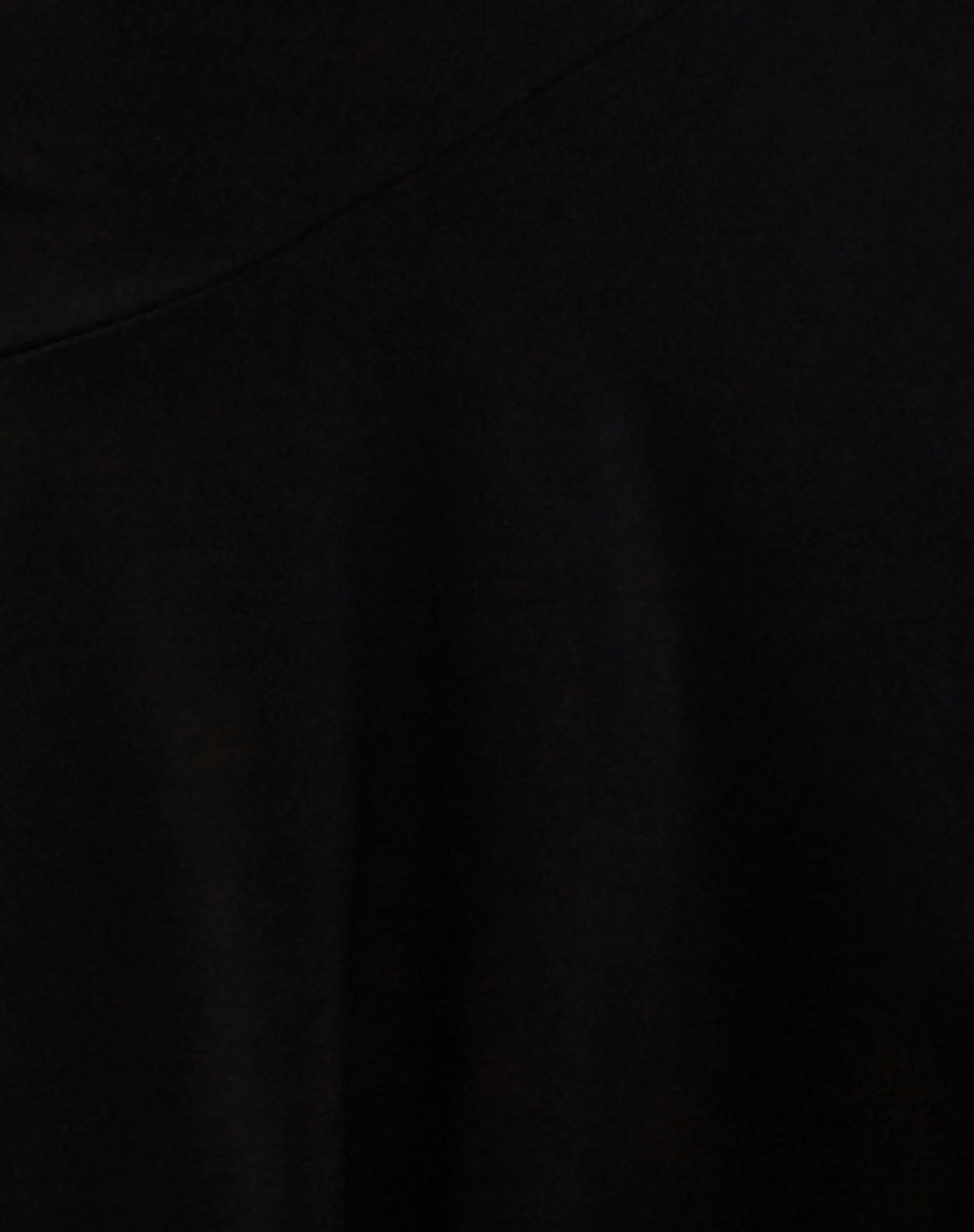 Adina Asymmetric Hem Midi Dress in Slinky Black - Image 5