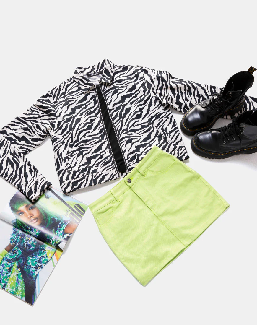 Agatha Jacket in 90's Zebra - Image 2