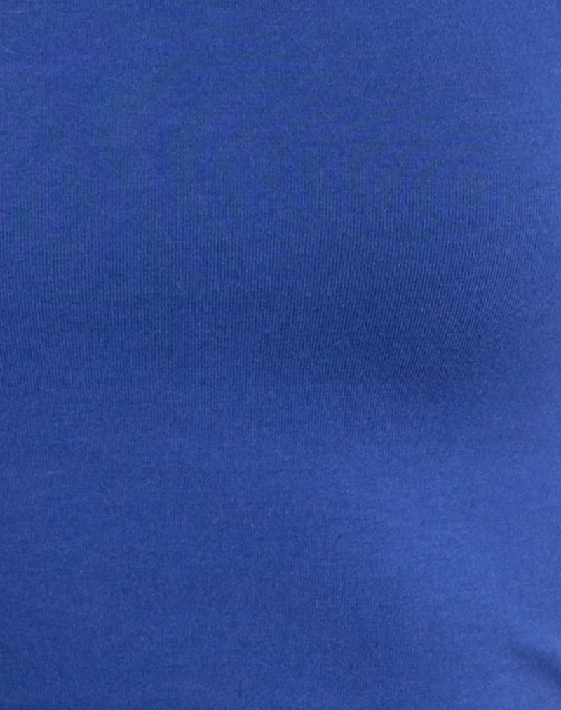 Agneta Tee in Dazzling Blue and Buttermilk Combination - Image 7