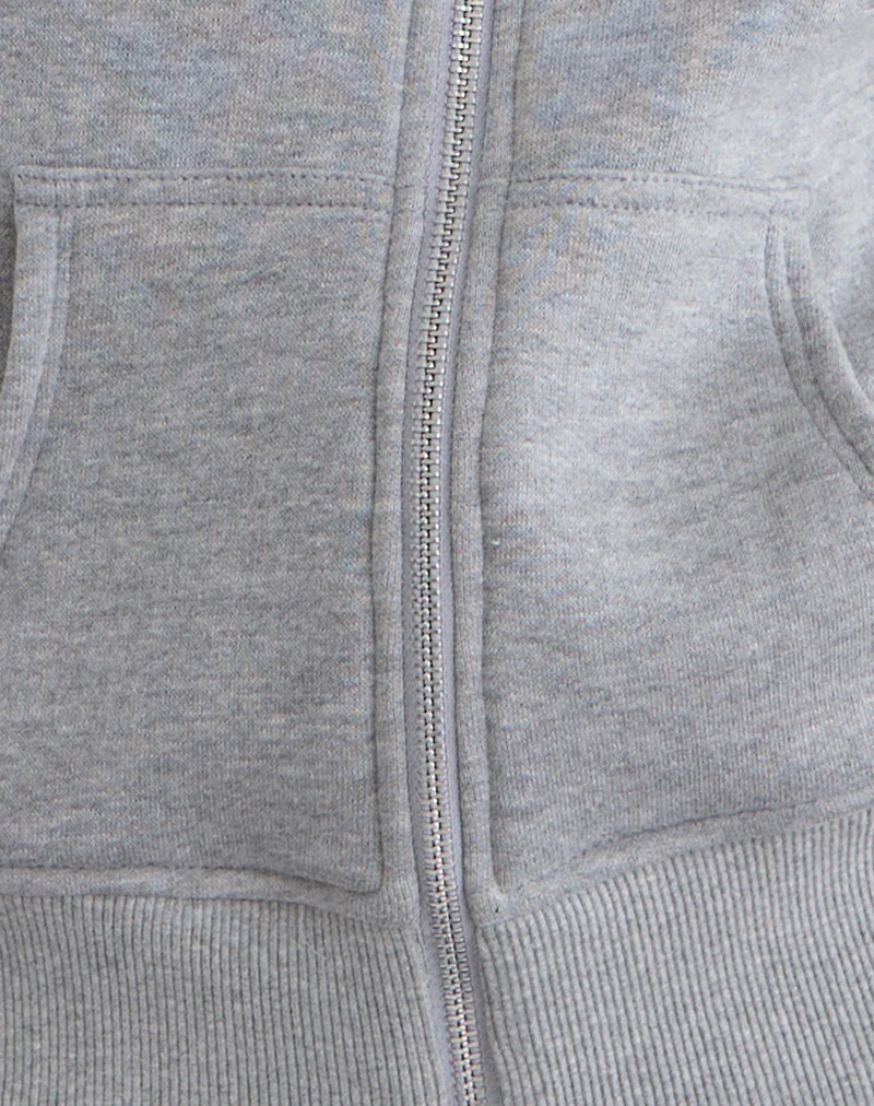 Airazo Bardot Sweater in Grey Marl - Image 6