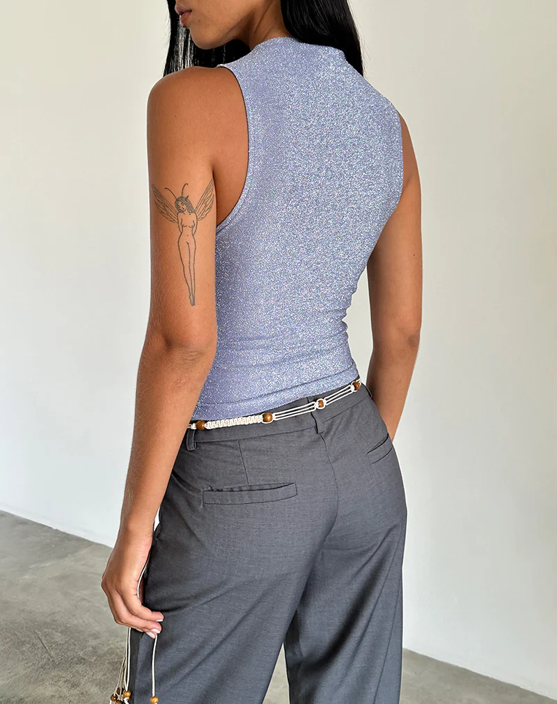 Airien Tank Top in Shimmer Blue - Image 3