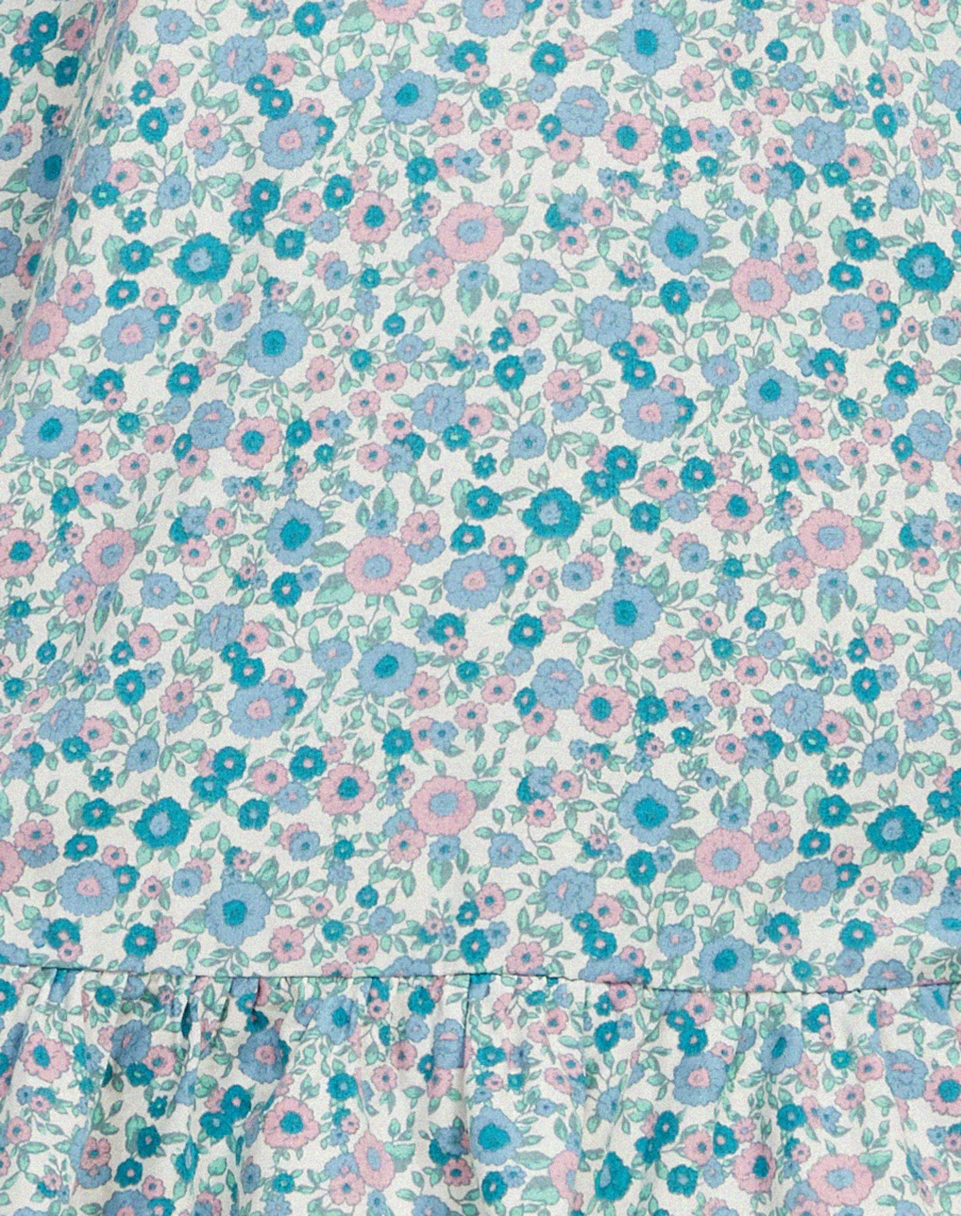 Alaca Mini Dress in Flower Power Blue - Image 6
