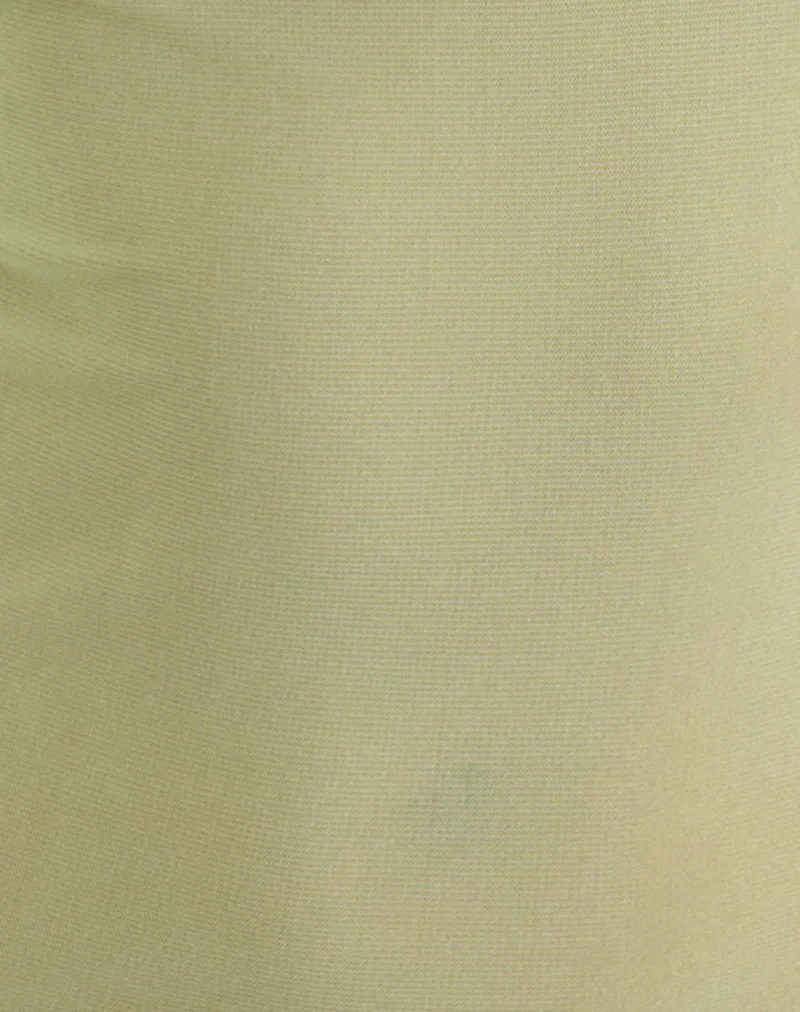 Alinta Top in Mesh Pistachio - Image 7