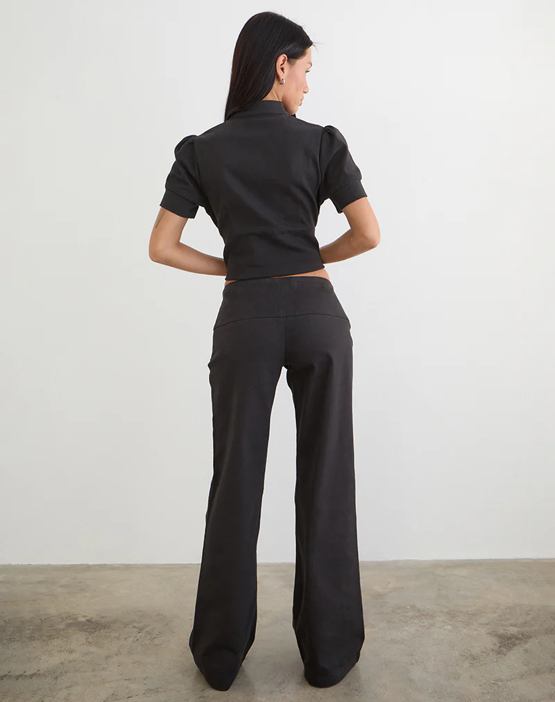 Alora Pocket Trouser in Dark Grey - Image 4