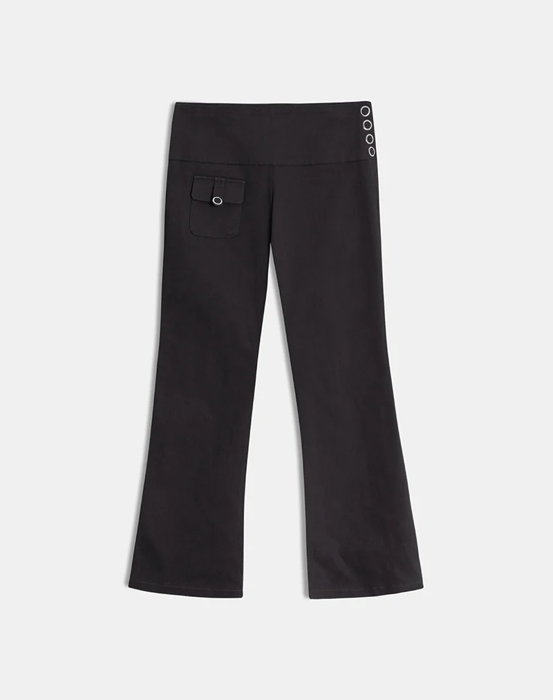 Alora Pocket Trouser in Dark Grey - Image 5
