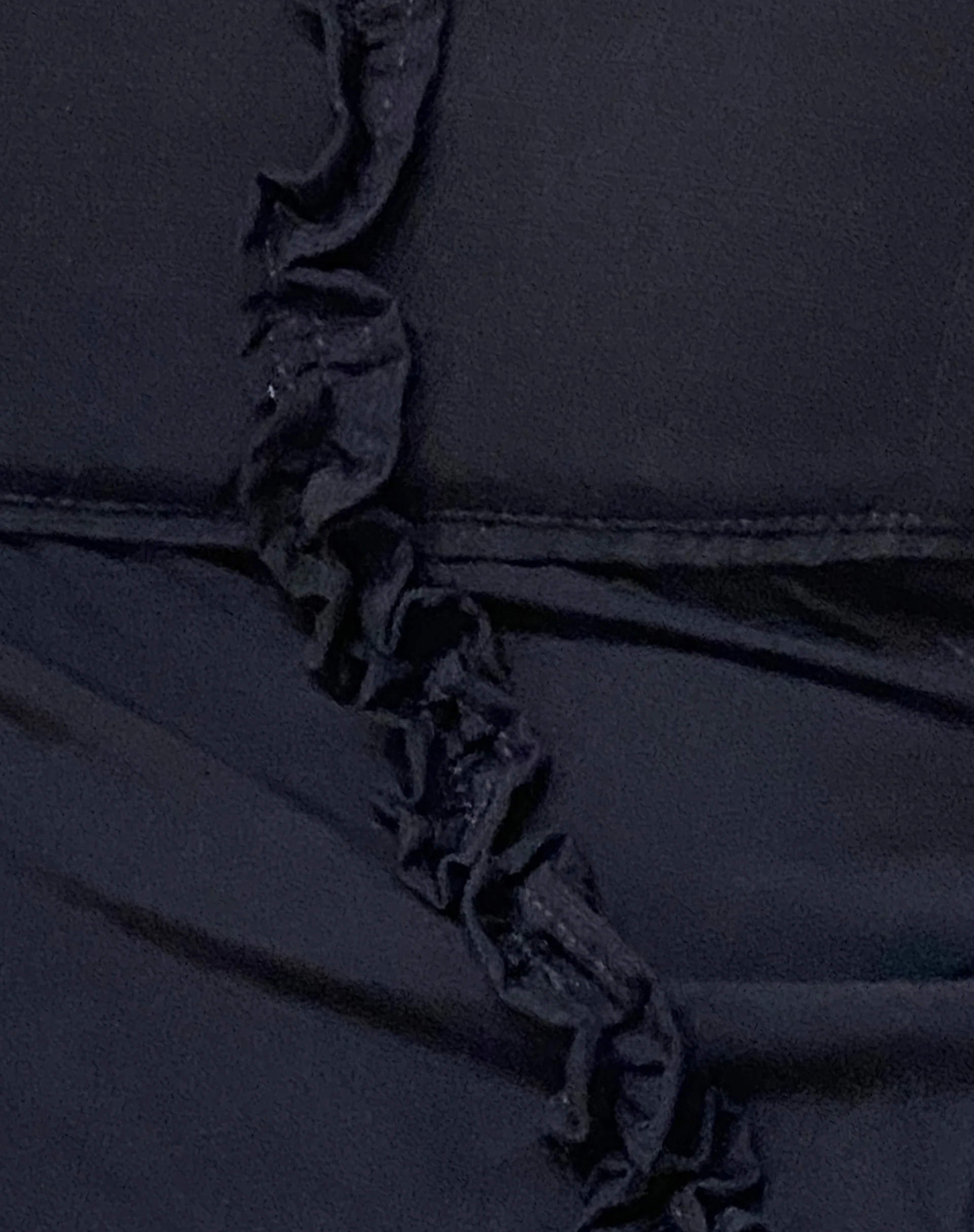 Alsa Ruffle Edge Top in Black - Image 6