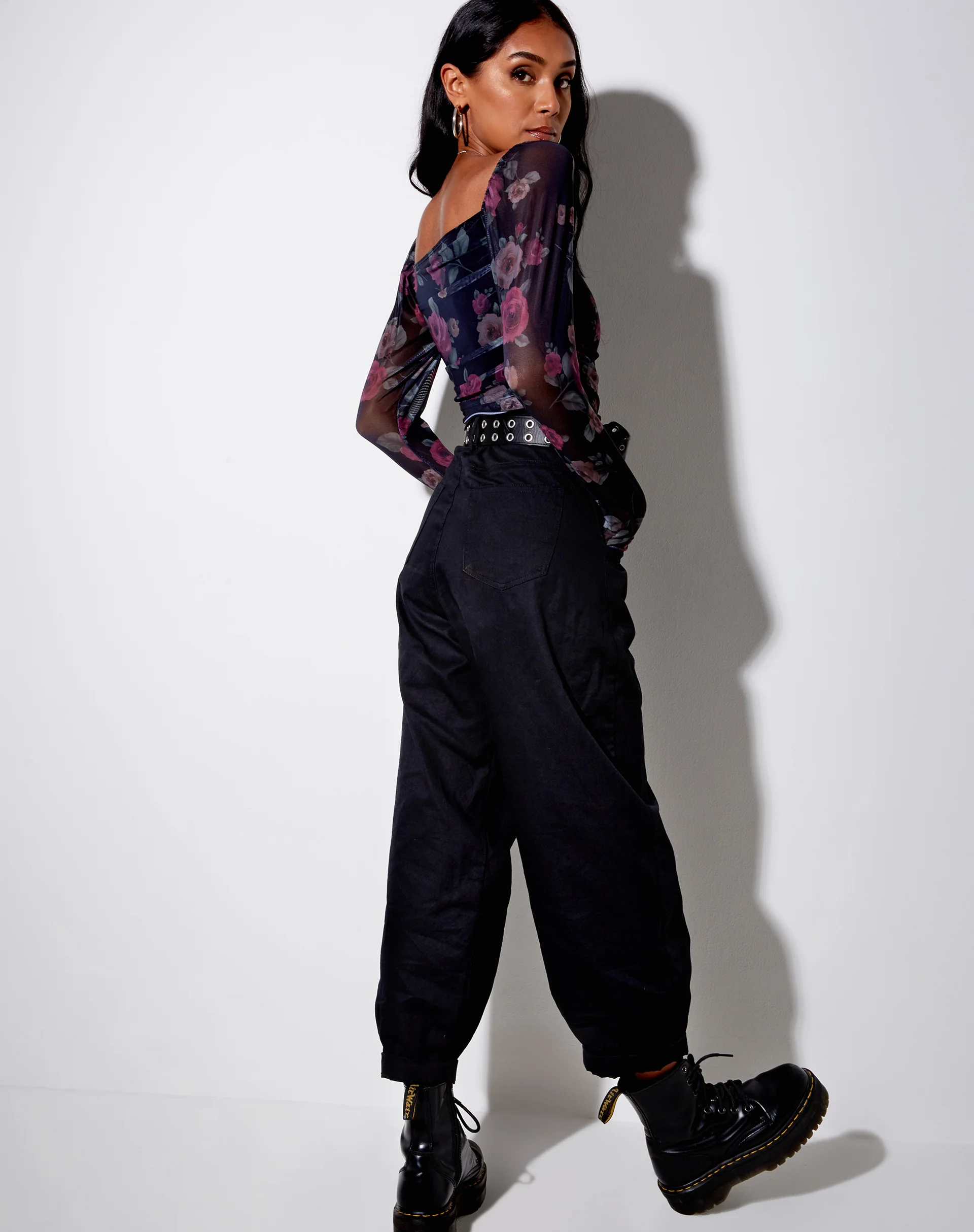Amara Crop Top in Gothic Rose - Image 4