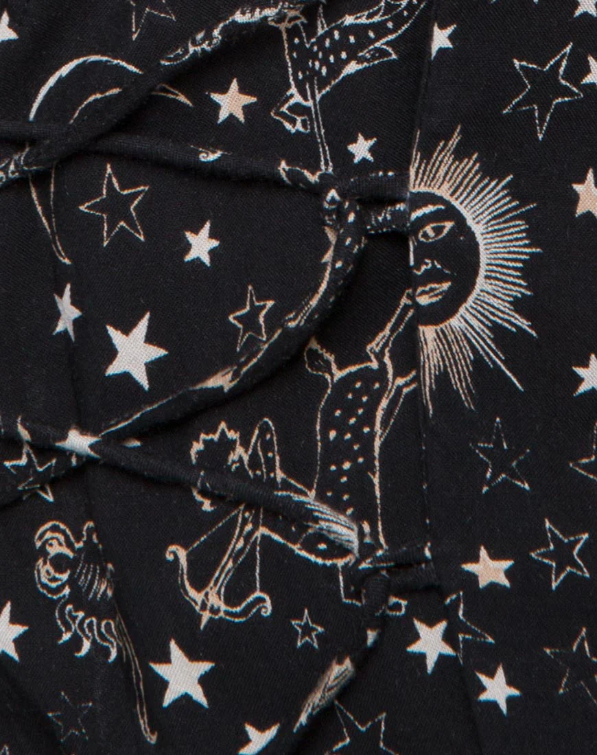 Amony Skater Dress in Astro Black - Image 5