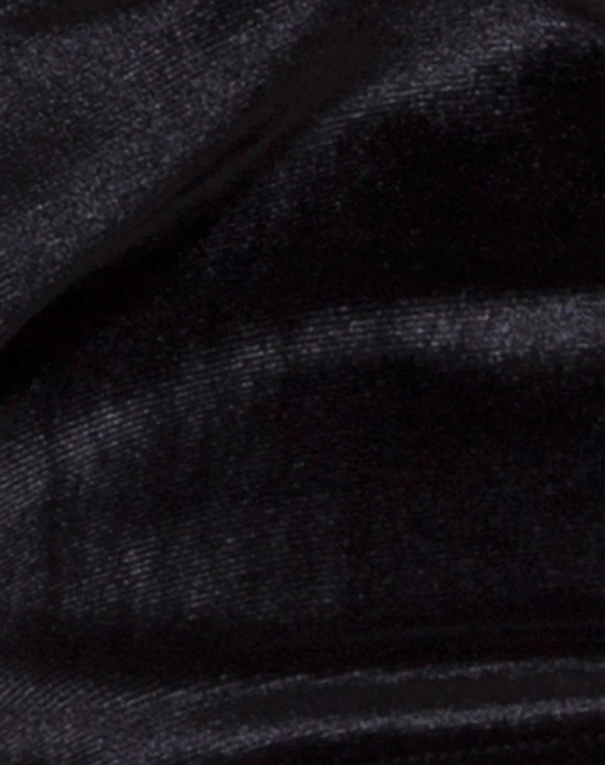 Angel Crop Top in Velvet Black - Image 4