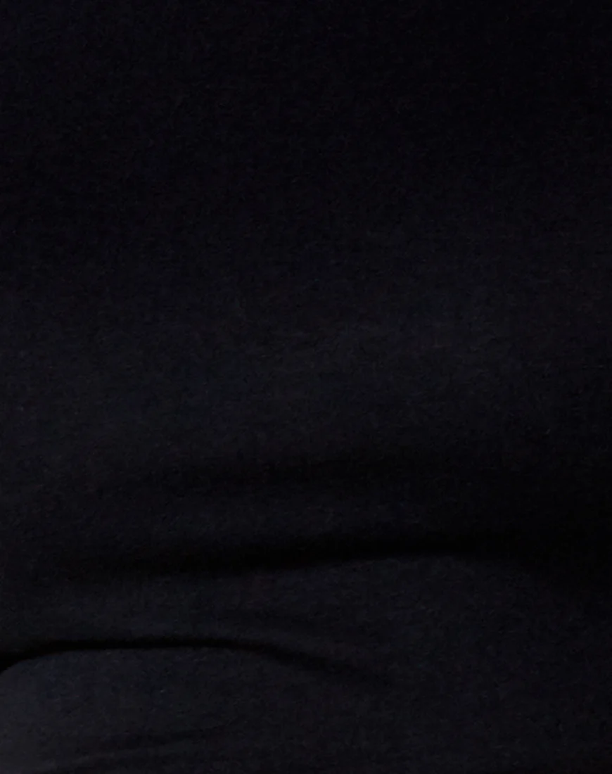 Ans Crop Top in Black - Image 5