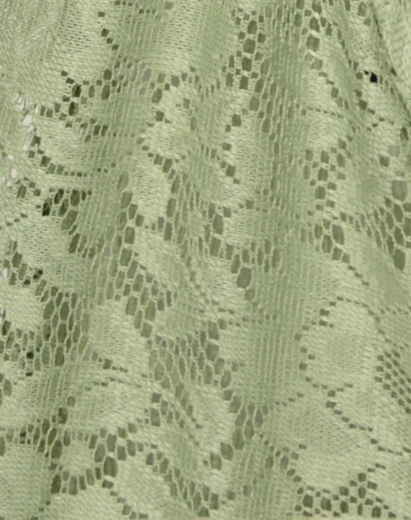 Ari Lace Hobo Bag in Sage - Image 5
