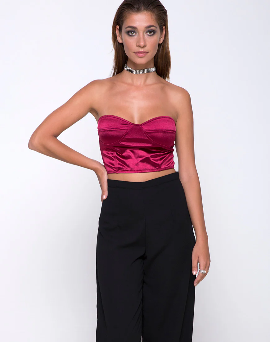 Ari Palazzo Pant in Black - Image 3