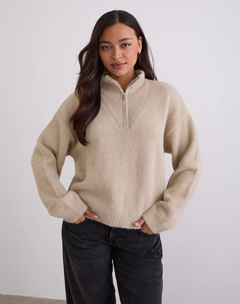 Atine Jumper in Oatmeal - Image 2