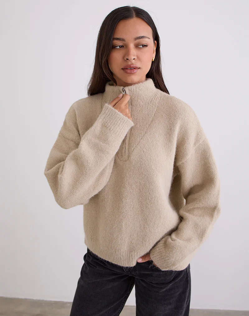 Atine Jumper in Oatmeal - Image 3
