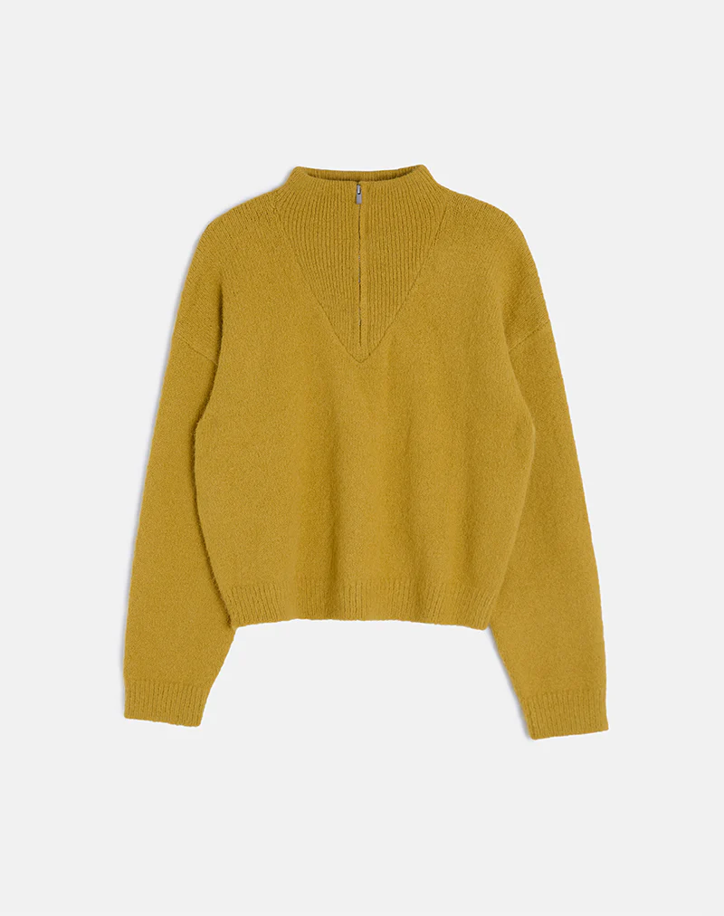 Atine Jumper in Ochre Mustard - Image 2