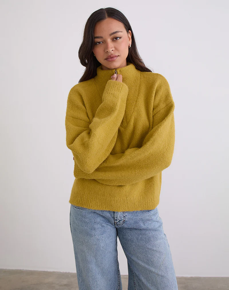 Atine Jumper in Ochre Mustard - Image 6