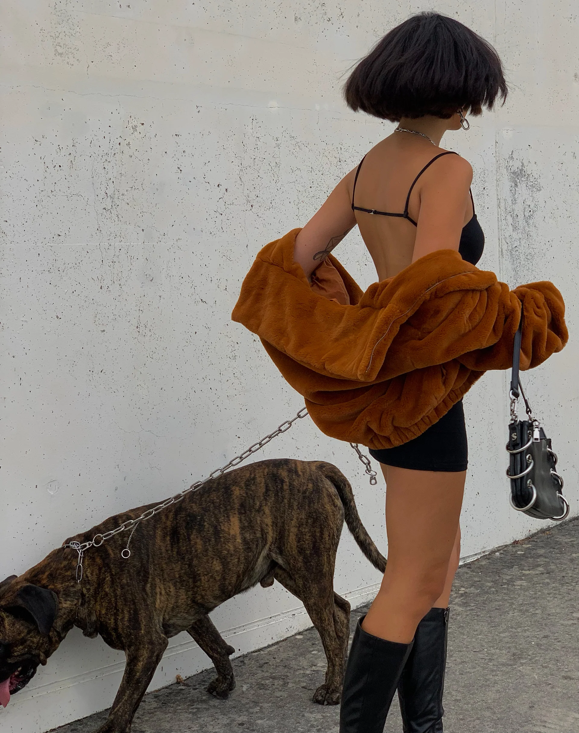 Atsa Jacket in Brown - Image 2