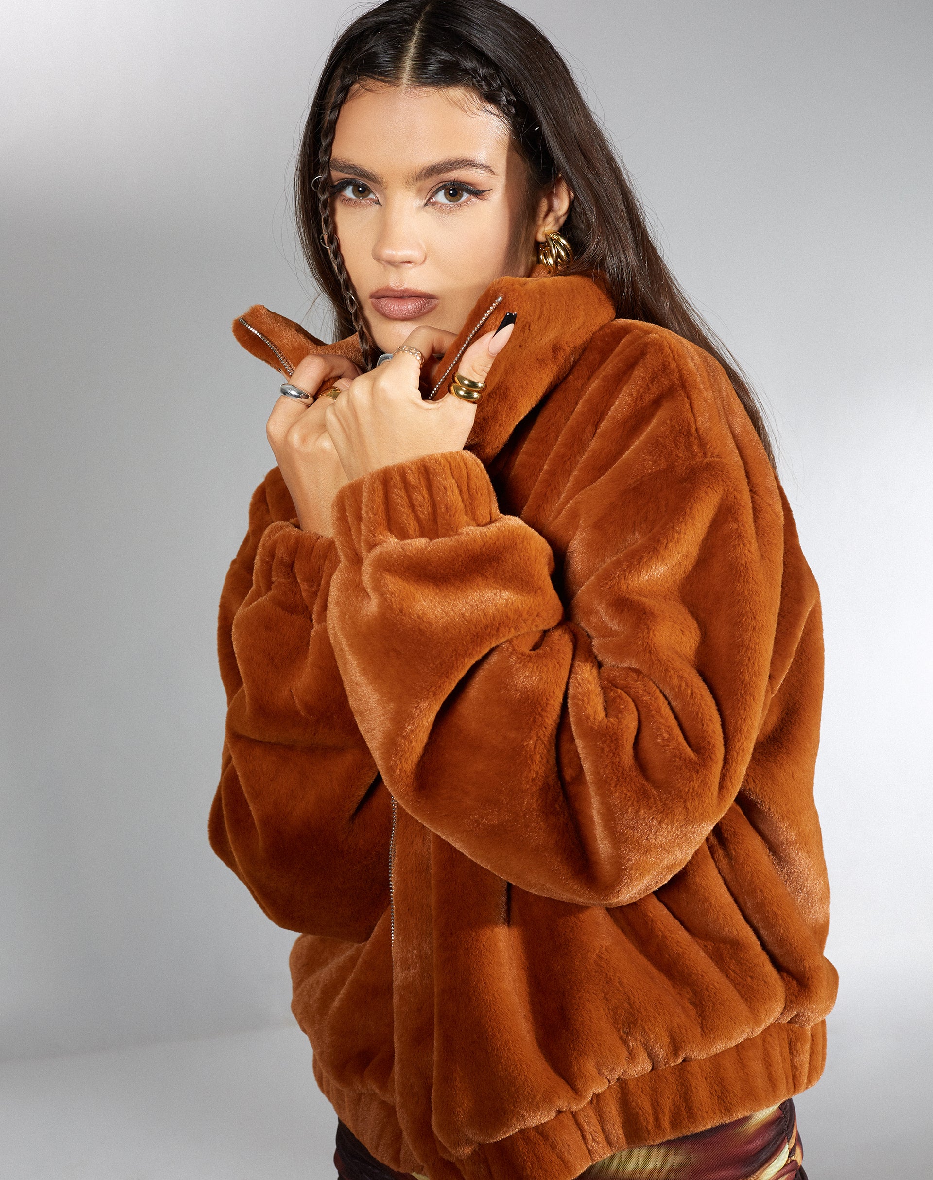 Atsa Jacket in Brown - Image 6