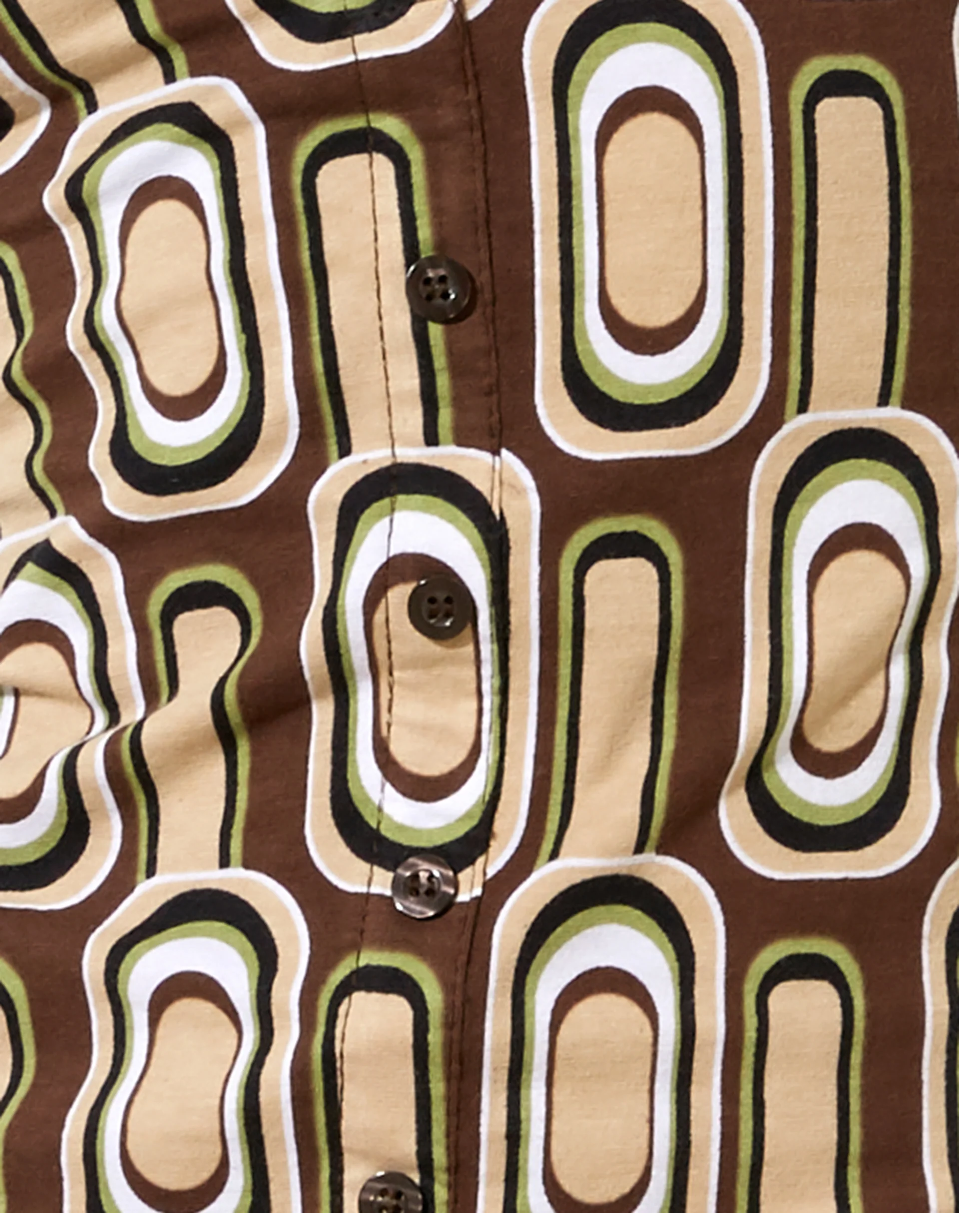 Avaya Dress in Retro Spot Brown - Image 7