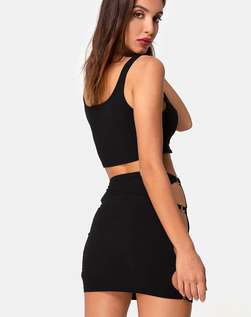 Avelino Skirt in Black - Image 2