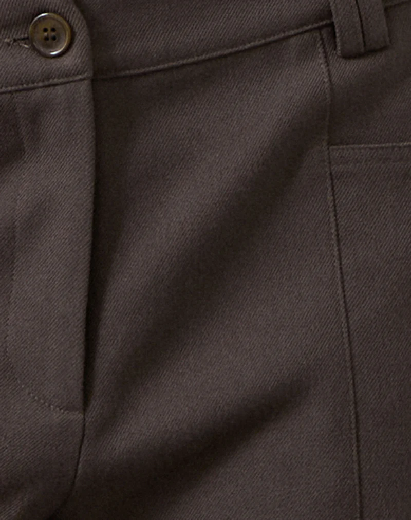Avina Trouser in Tailoring Dark Olive - Image 5