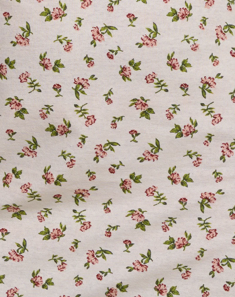 Ayana Mini Dress in Pretty Dainty Flower - Image 6