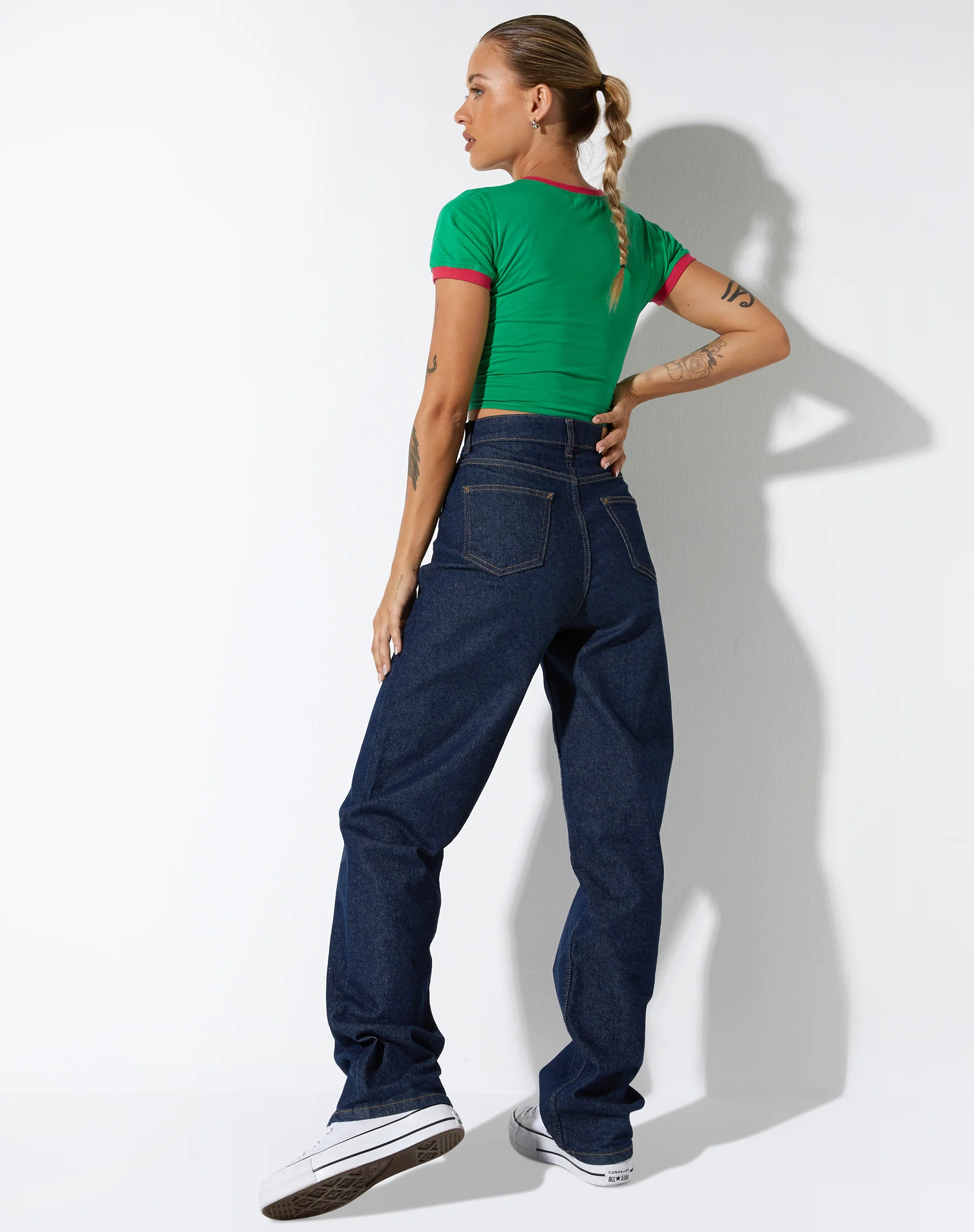 Babe Tee in Fun Green Teddy Cuddle - Image 6