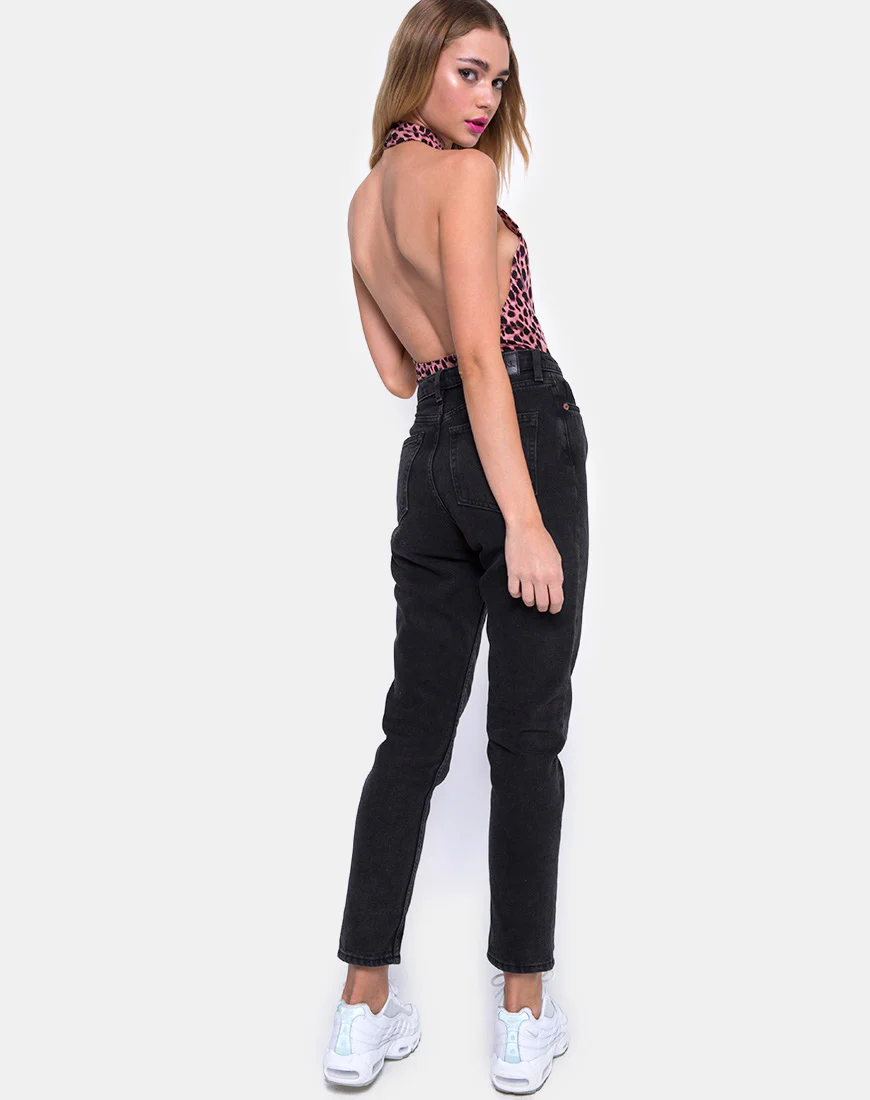 Baja Bodice in Pink Cheetah - Image 4
