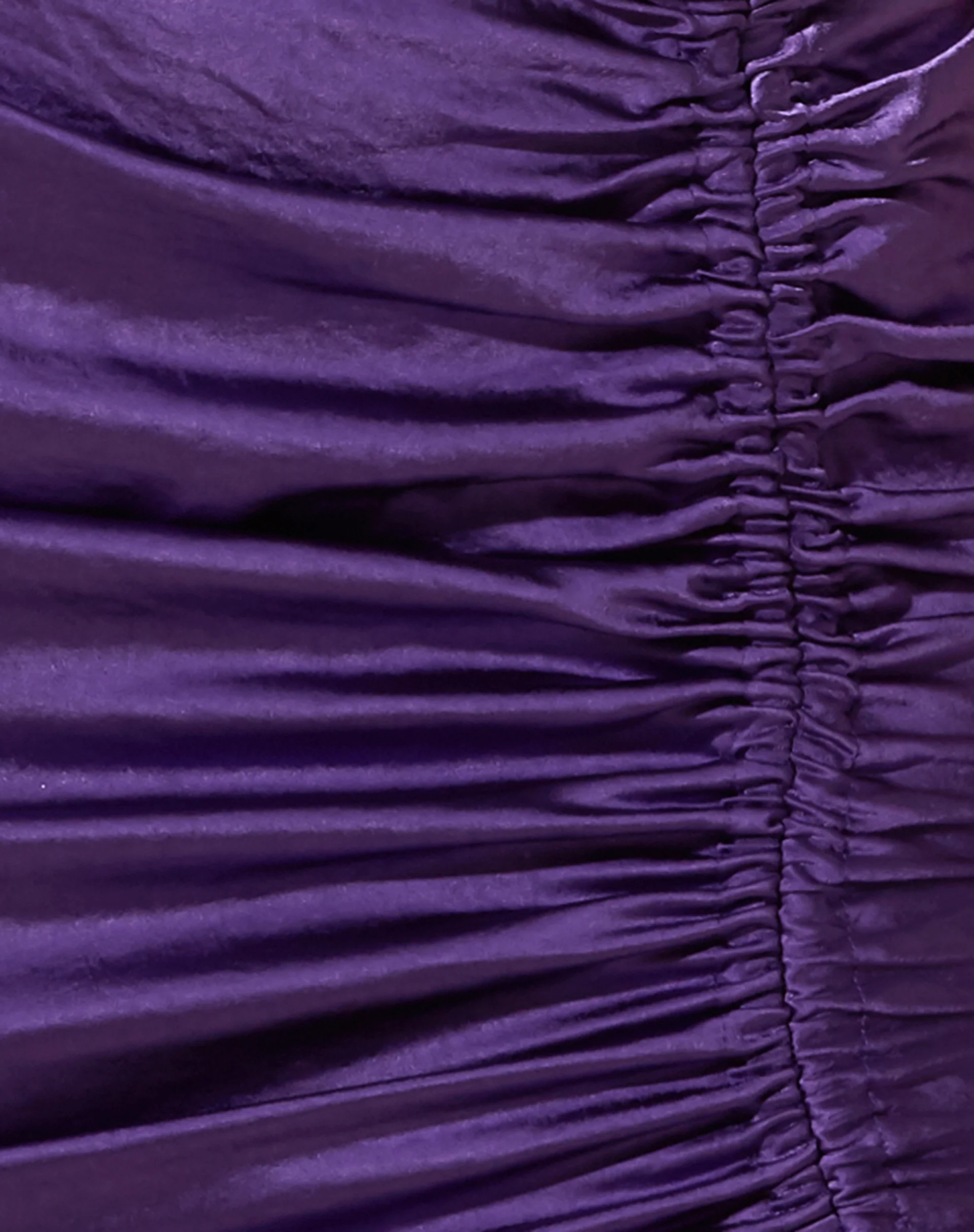 Balta Mini Skirt in Satin Purple - Image 7