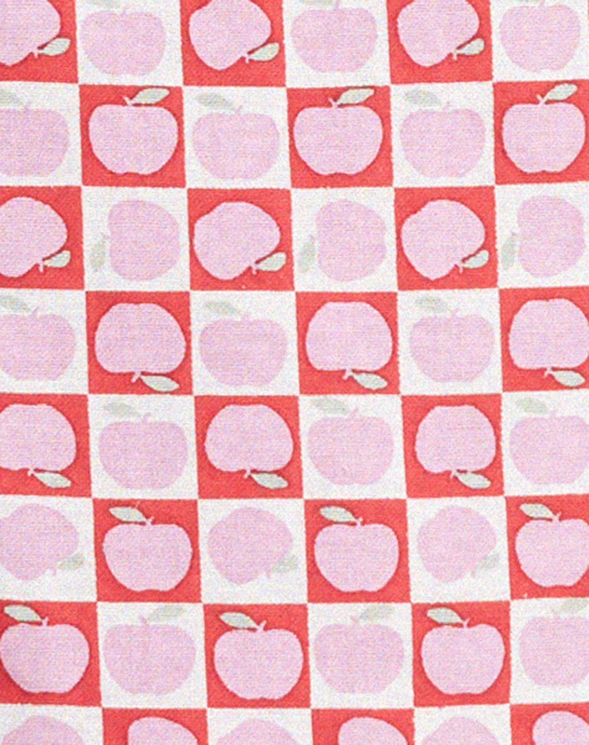 Bandana in Apple Check Blush Red - Image 4