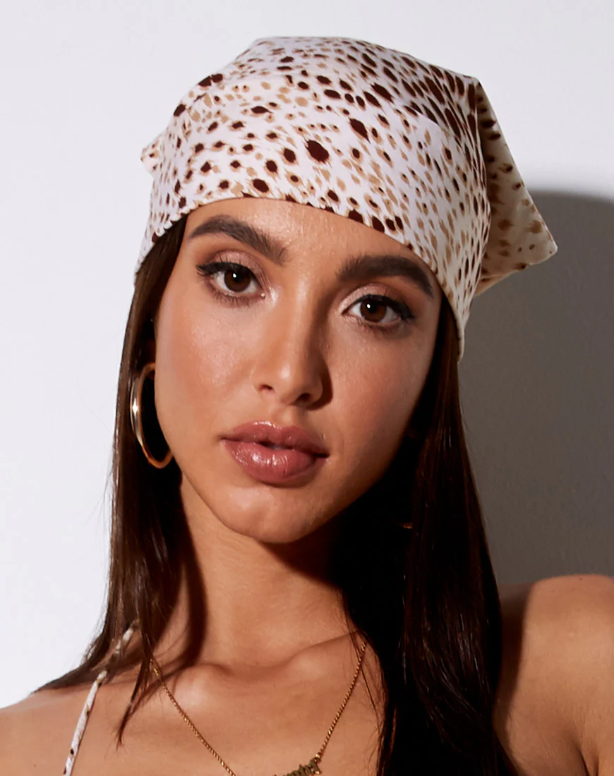 Bandana in Sand Leopard - Image 4