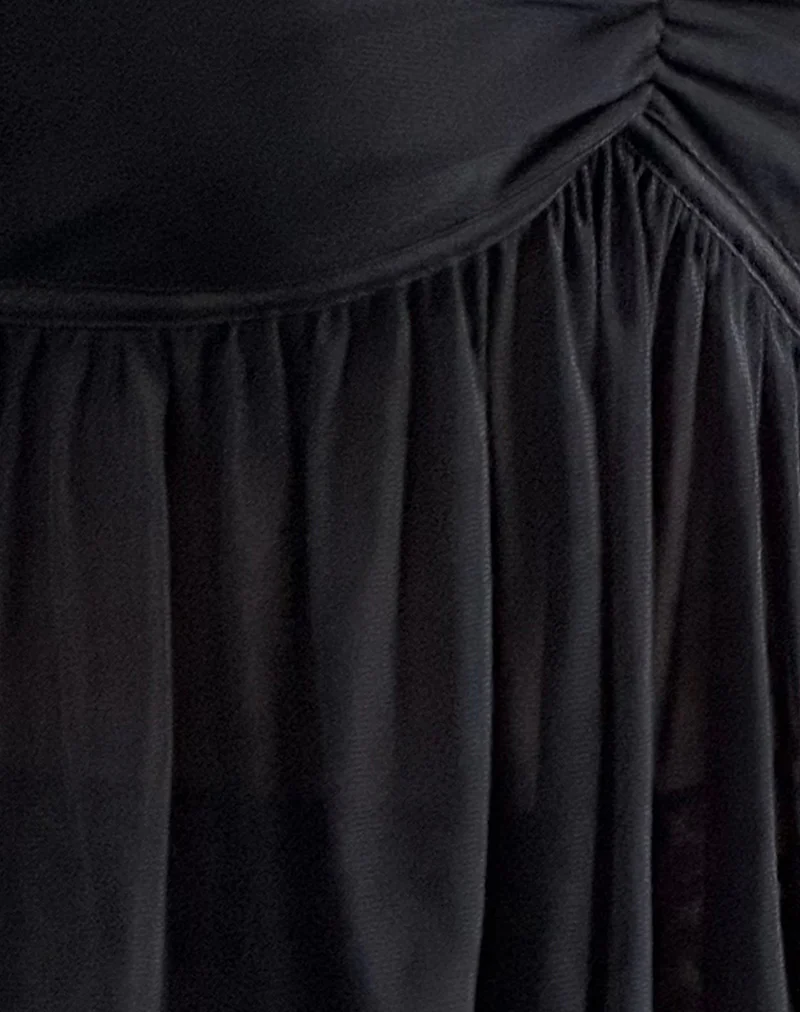 Barula Cami Top in Mesh Black - Image 6