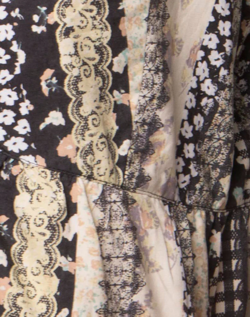 Basel Crop Top in Grunge Lace - Image 5