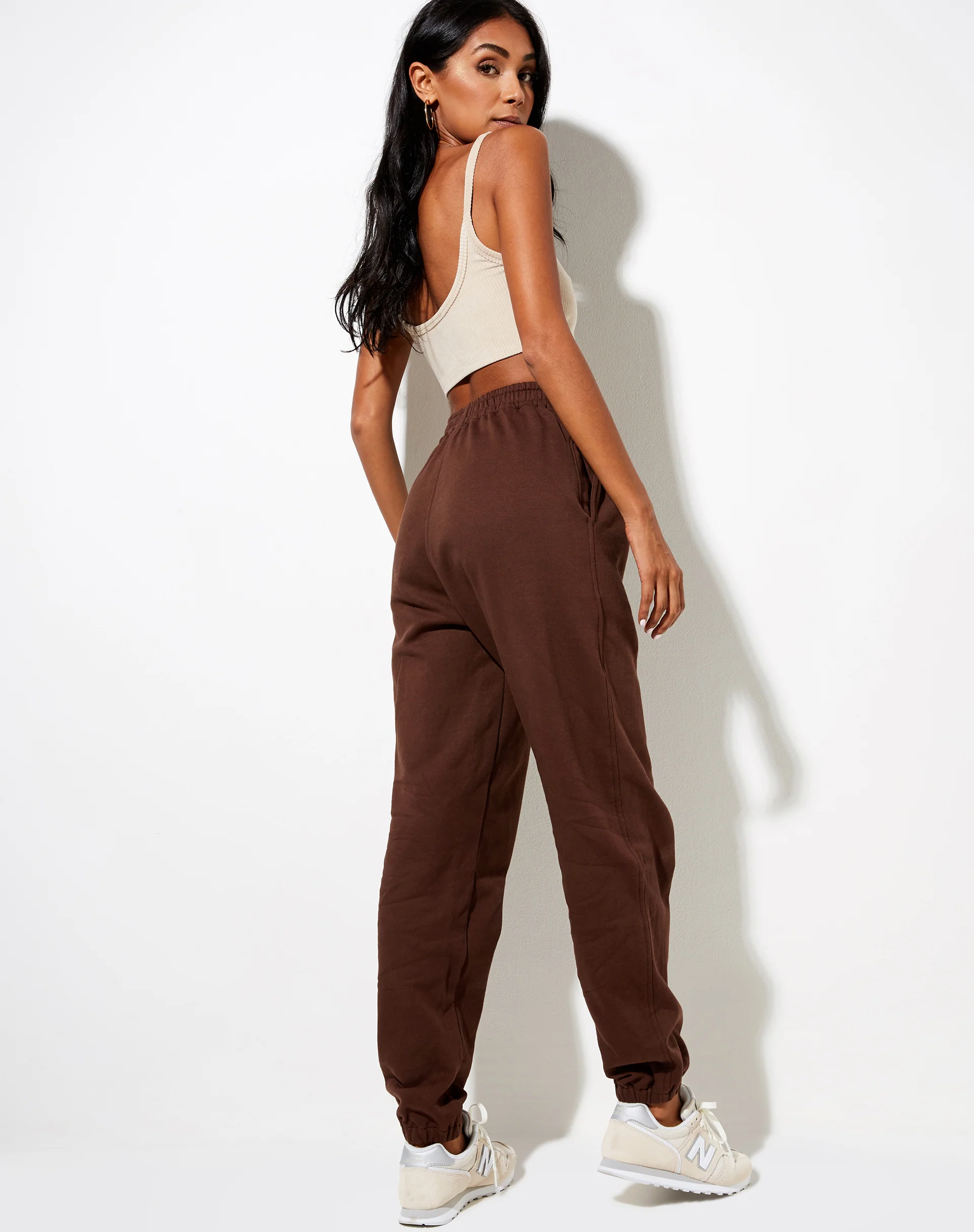 Basta Jogger in Deep Mahogany L'Amour Cherub Label Embro - Image 5